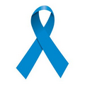 Blue Awareness Ribbon Temporary Tattoo